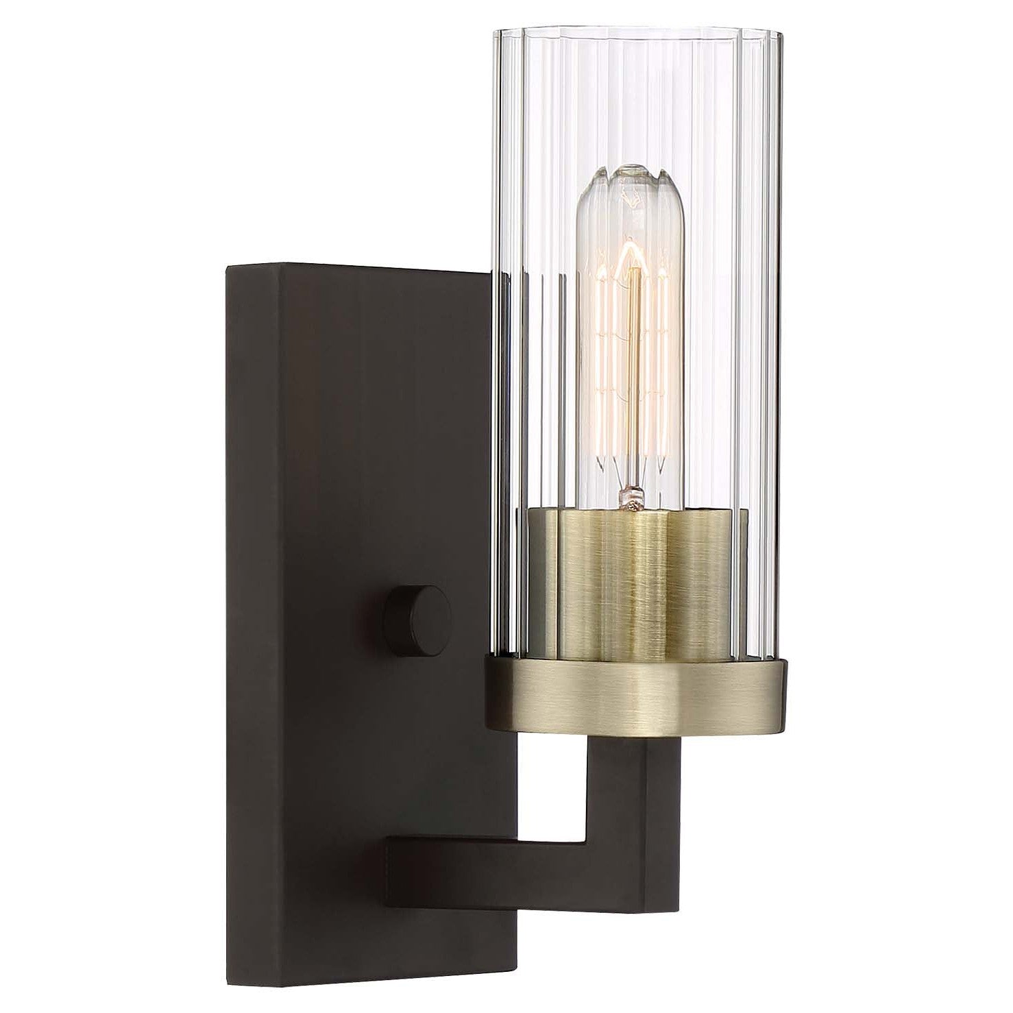 Minka-Lavery - 3041-560 - One Light Bath - Ainsley Court - Aged Kinston Bronze W/Brushed