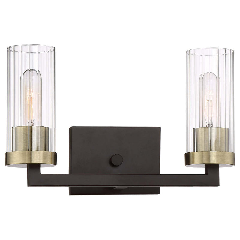 Minka-Lavery - 3042-560 - Two Light Bath - Ainsley Court - Aged Kinston Bronze W/Brushed