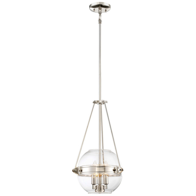 Minka-Lavery - 2290-613 - Three Light Pendant - Atrio - Polished Nickel
