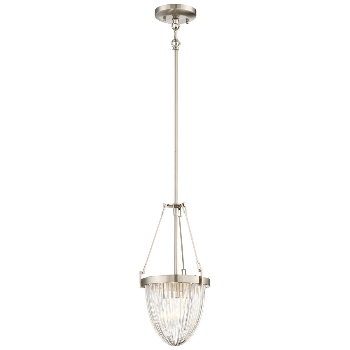 Minka-Lavery - 2321-84 - One Light Pendant - Atrio - Brushed Nickel