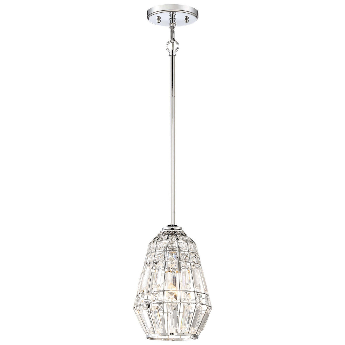 Minka-Lavery - 2341-77 - One Light Mini Pendant - Braiden - Chrome