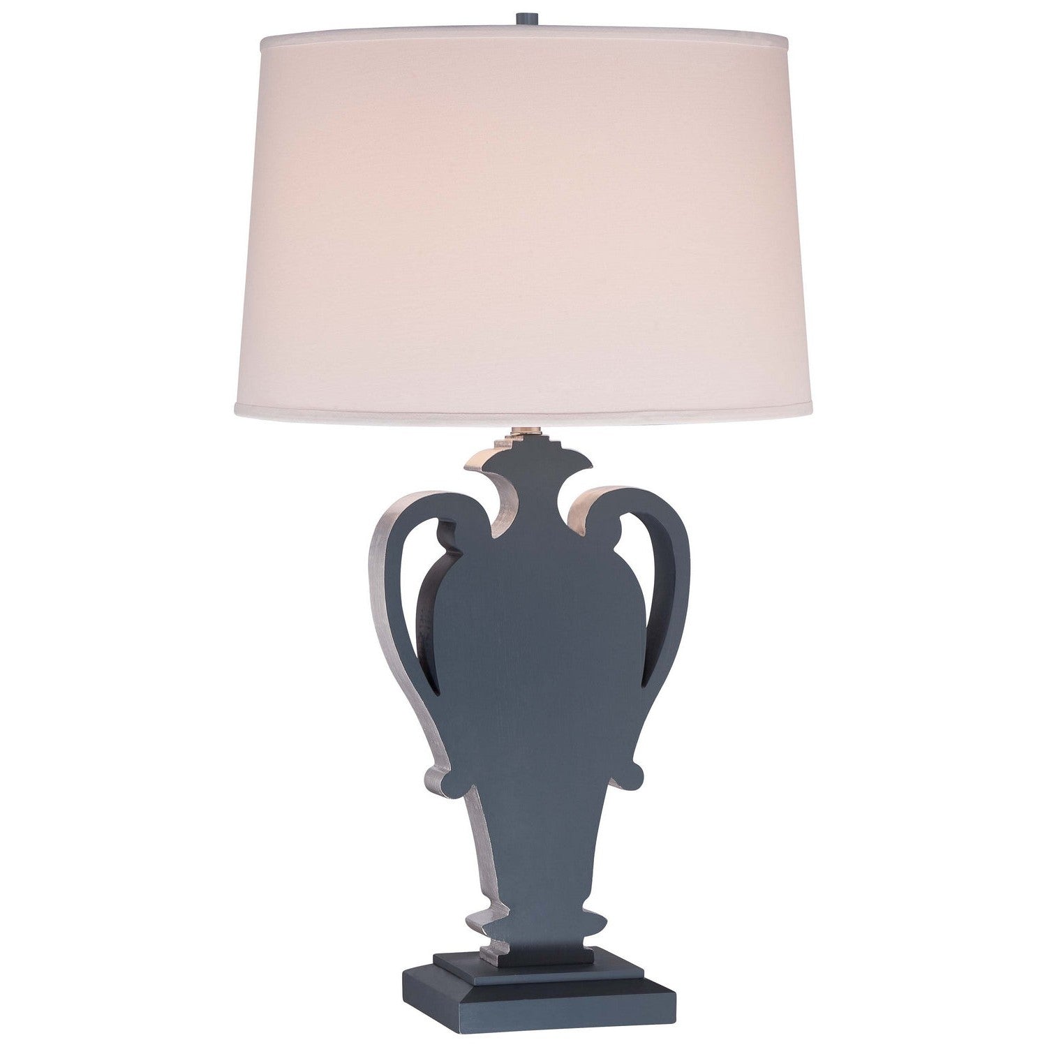 Minka-Lavery - 12431-0 - One Light Table Lamp - Ocean Blue W/Silver Leaf Highlights