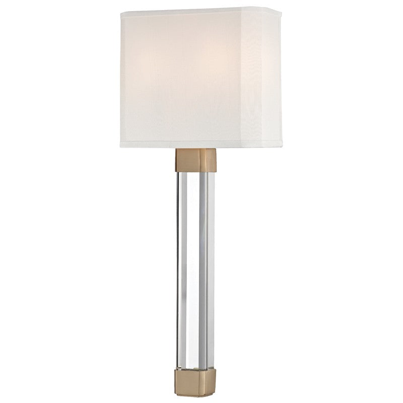 Hudson Valley - 1461-AGB - Two Light Wall Sconce - Larissa - Aged Brass