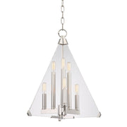 Hudson Valley - 3336-PN - Six Light Lantern - Triad - Polished Nickel