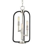 Hudson Valley - 8313-PN - Three Light Lantern - Angler - Polished Nickel