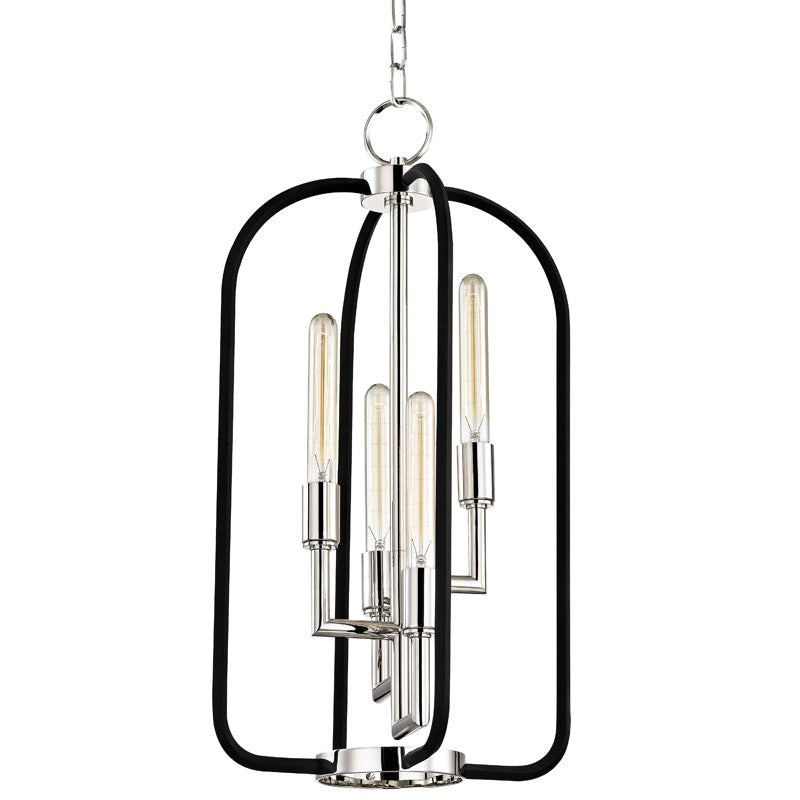 Hudson Valley - 8314-PN - Four Light Lantern - Angler - Polished Nickel