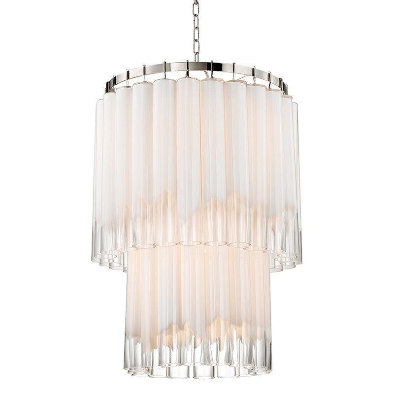 Hudson Valley - 8924-PN - Nine Light Chandelier - Tyrell - Polished Nickel