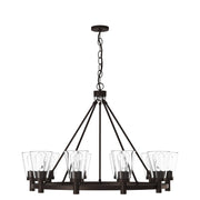 Artcraft - AC10760OB - Ten Light Chandelier - Clarence - Oil Rubbed Bronze