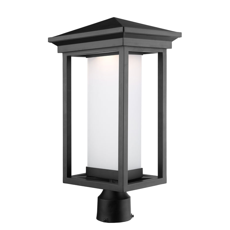 Artcraft - AC9133BK - LED Post Lantern - Overbrook - Black
