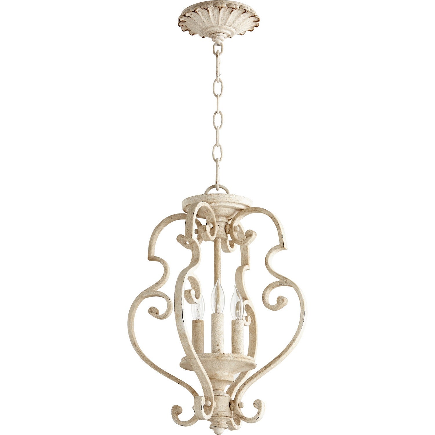 Quorum - 2873-13-70 - Three Light Dual Mount - San Miguel - Persian White