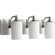 Quorum - 5009-3-65 - Three Light Vanity - Celeste - Satin Nickel