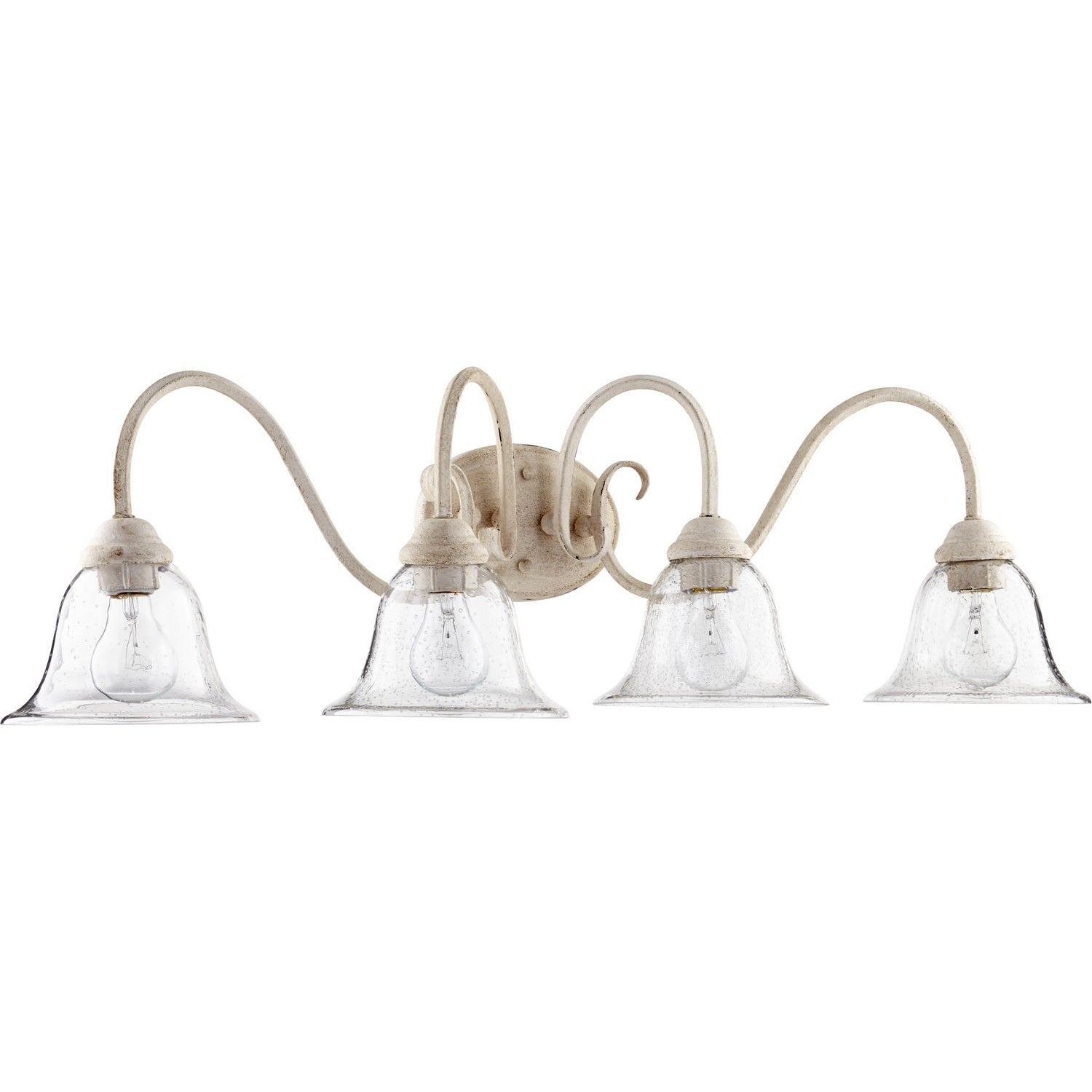 Quorum - 5110-4-170 - Four Light Vanity - Spencer - Persian White w/ Clear/Seeded