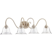 Quorum - 5110-4-170 - Four Light Vanity - Spencer - Persian White w/ Clear/Seeded