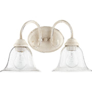 Quorum - 5110-2-170 - Two Light Vanity - Spencer - Persian White w/ Clear/Seeded