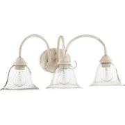 Quorum - 5110-3-170 - Three Light Vanity - Spencer - Persian White w/ Clear/Seeded