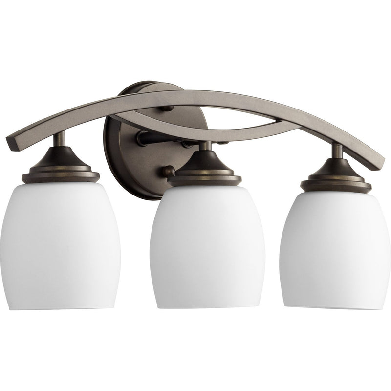 Quorum - 5030-3-86 - Three Light Vanity - 5030 Vanity Series - Oiled Bronze