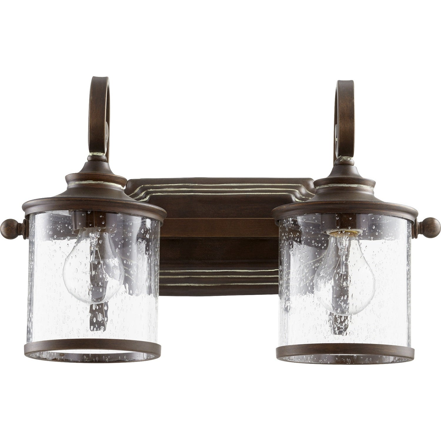 Quorum - 5073-2-39 - Two Light Vanity - San Miguel - Vintage Copper