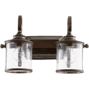 Quorum - 5073-2-39 - Two Light Vanity - San Miguel - Vintage Copper