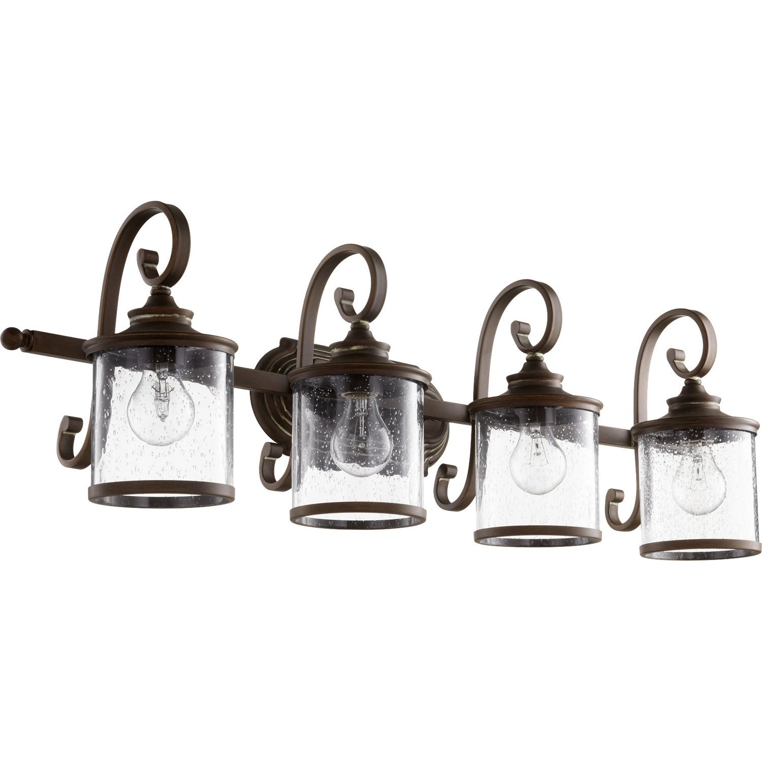 Quorum - 5073-4-39 - Four Light Vanity - San Miguel - Vintage Copper
