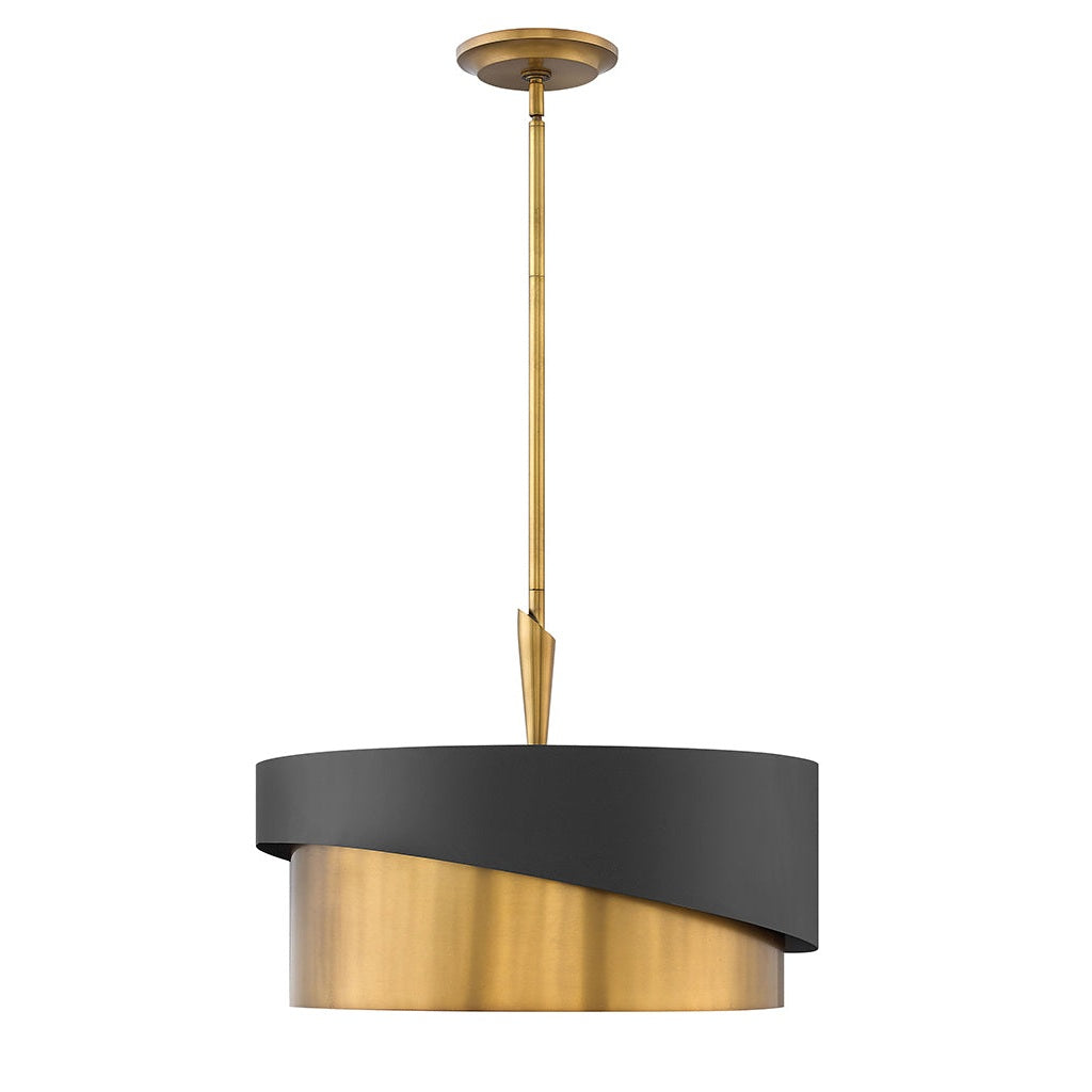 Fredrick Ramond - FR34314HBR - LED Foyer Pendant - Gigi - Heritage Brass