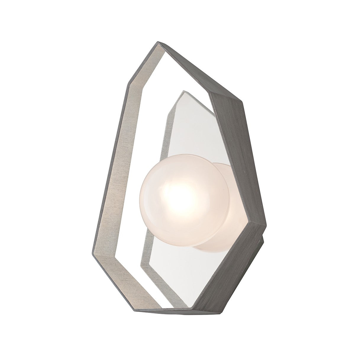Troy Lighting - B5531 - LED Wall Sconce - Origami - Graphite With Silver Leaf