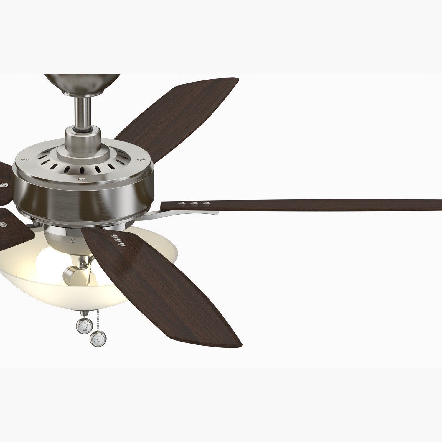 Fanimation - FP6285BBN - 52"Ceiling Fan - Aire Deluxe - Brushed Nickel