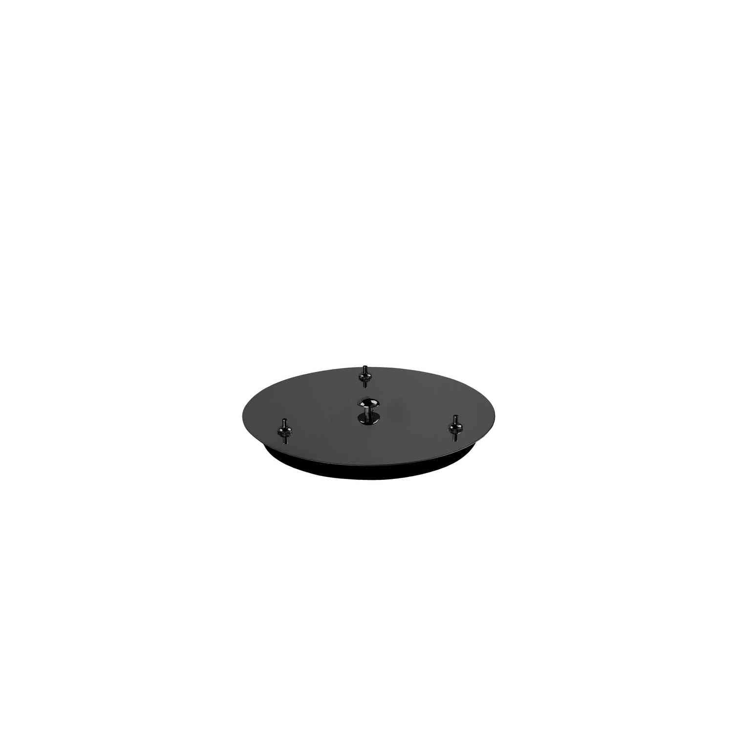 Kuzco Lighting - CNP03AC-BC - Multi-Port Canopy - Canopy - Black Chrome