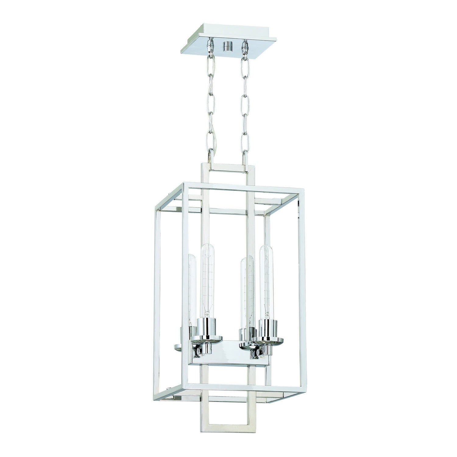 Craftmade - 41534-CH - Four Light Foyer Pendant - Cubic - Chrome