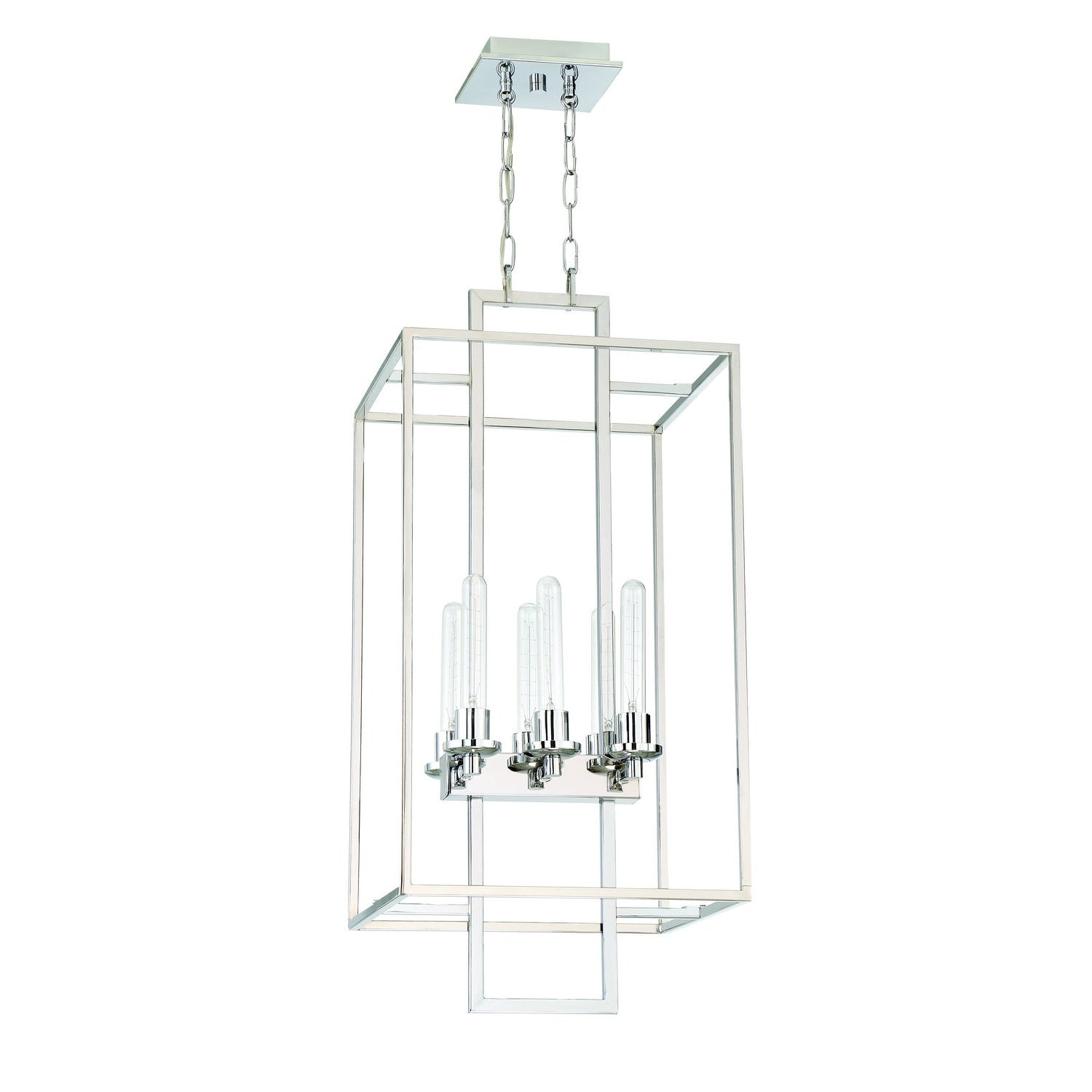 Craftmade - 41536-CH - Six Light Foyer Pendant - Cubic - Chrome