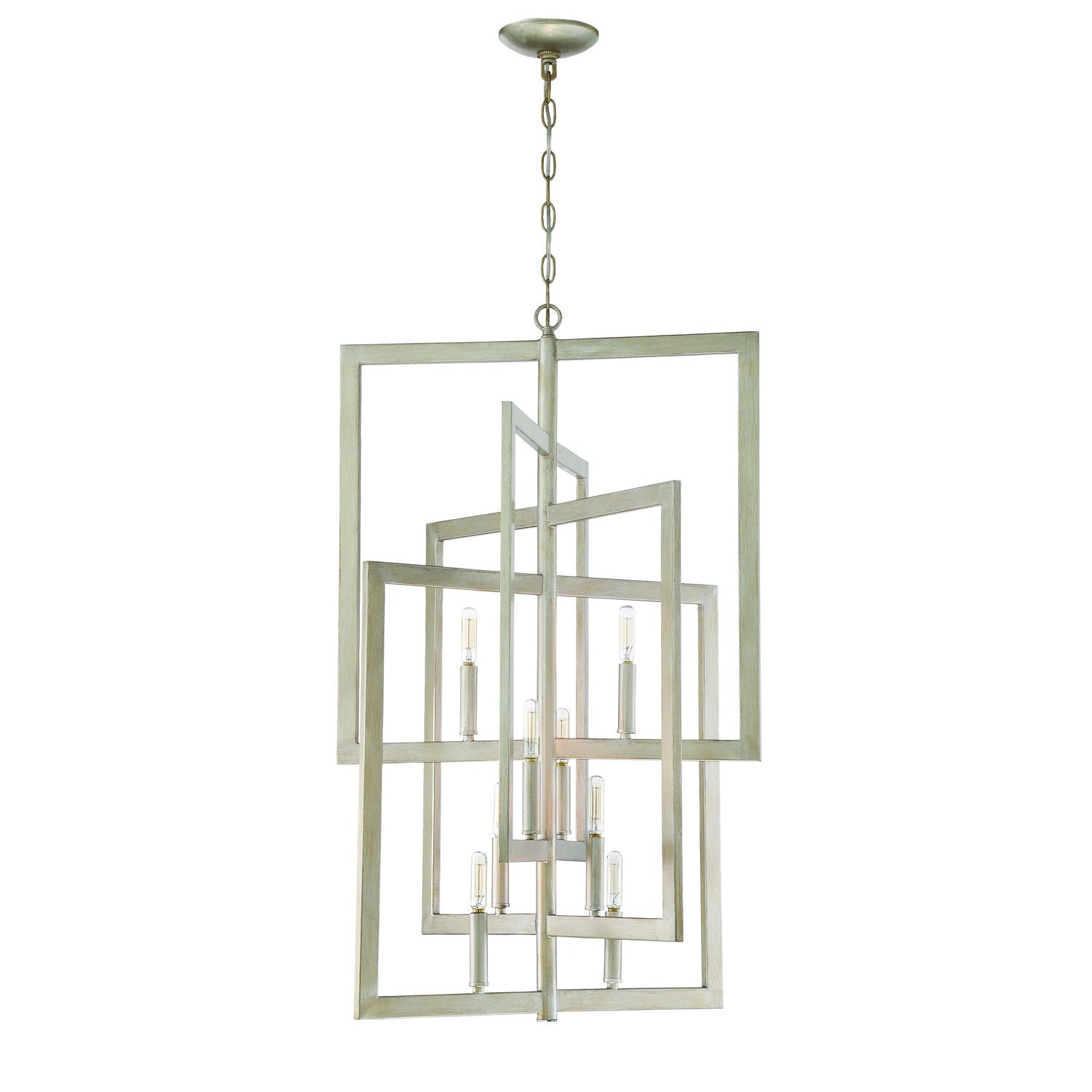 Craftmade - 44938-GT - Eight Light Foyer Pendant - Portrait - Gold Twilight