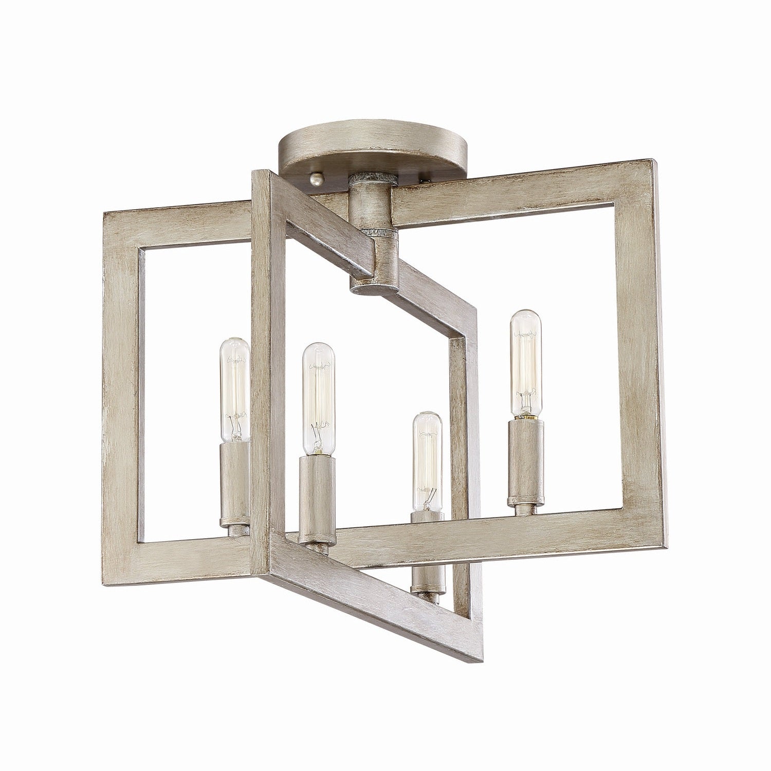 Craftmade - 44954-GT - Four Light Semi Flush Mount - Portrait - Gold Twilight