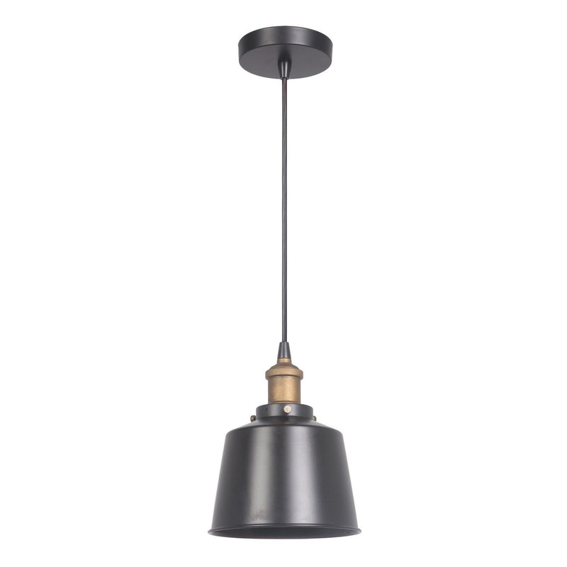 Craftmade - P760MBKPAB1 - One Light Mini Pendant - Pendant - Matte Black / Patina Aged Brass