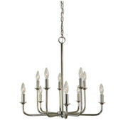 Framburg - 4980 PN - Ten Light Chandelier - Boulevard - Polished Nickel