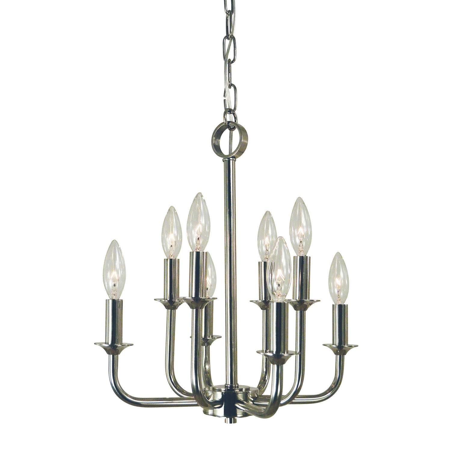 Framburg - 4986 PN - Six Light Chandelier - Boulevard - Polished Nickel