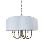 Framburg - 4990 PN - Six Light Chandelier - Desire - Polished Nickel