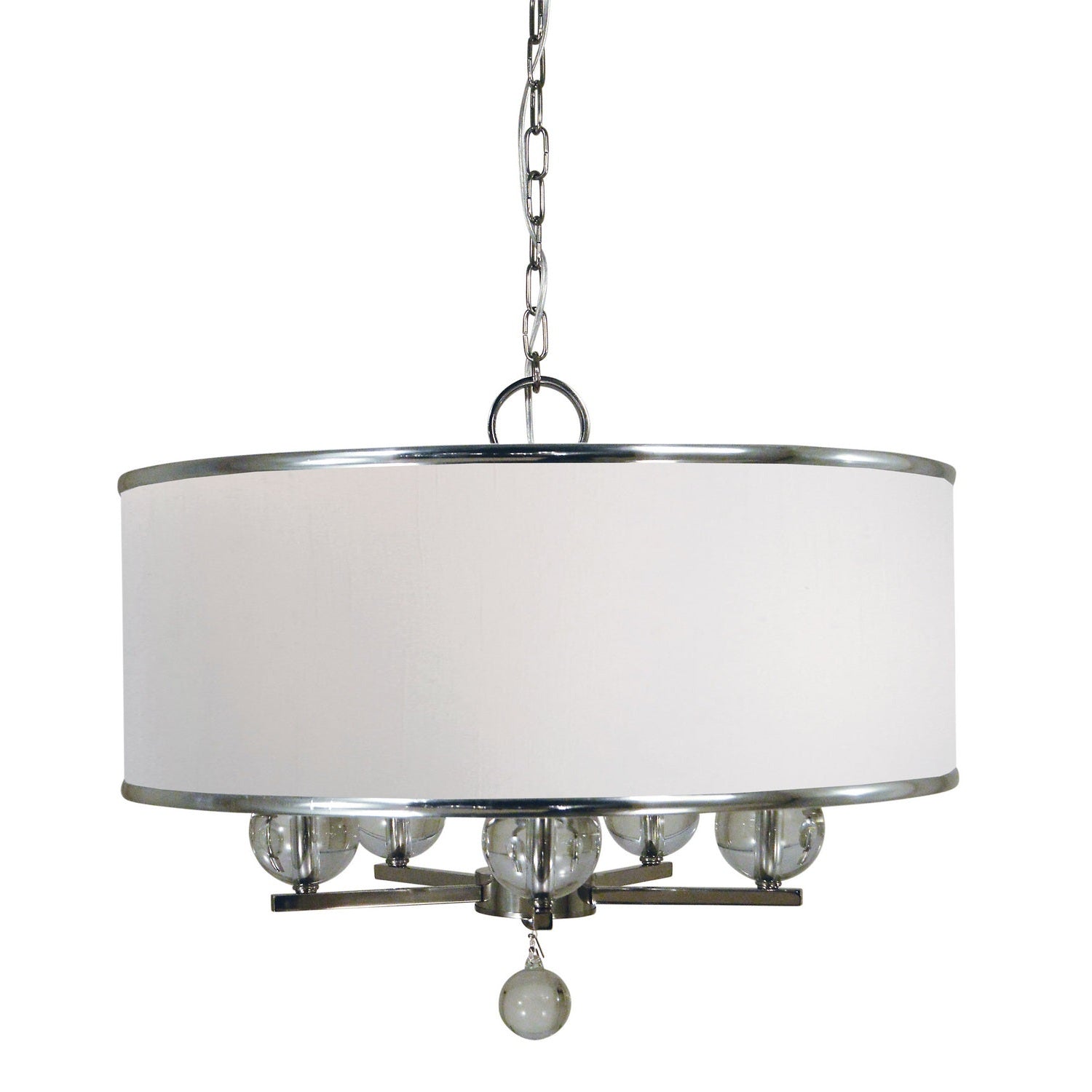 Framburg - 4998 PN - Five Light Chandelier - Glamour - Polished Nickel