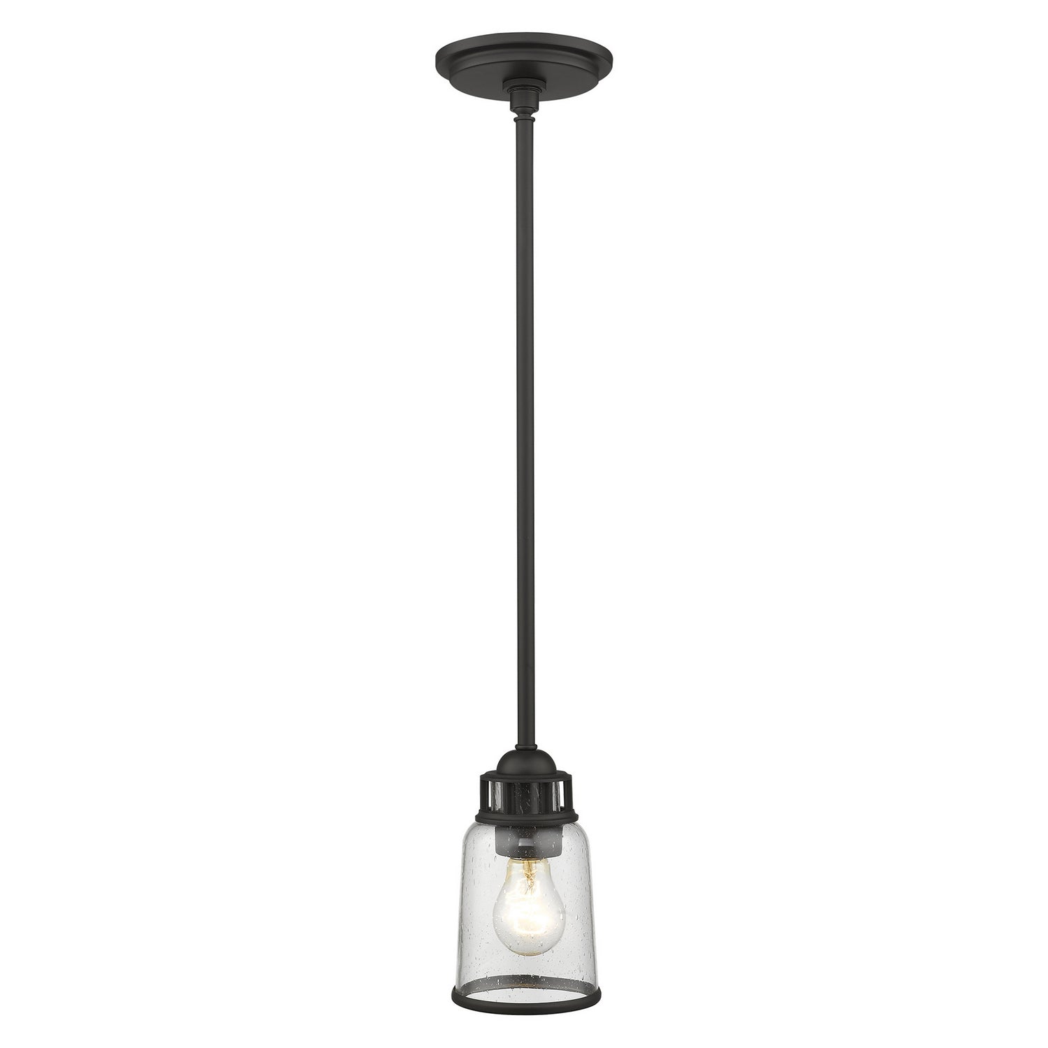 Livex Lighting - 40021-07 - One Light Mini Pendant - Lawrenceville - Bronze