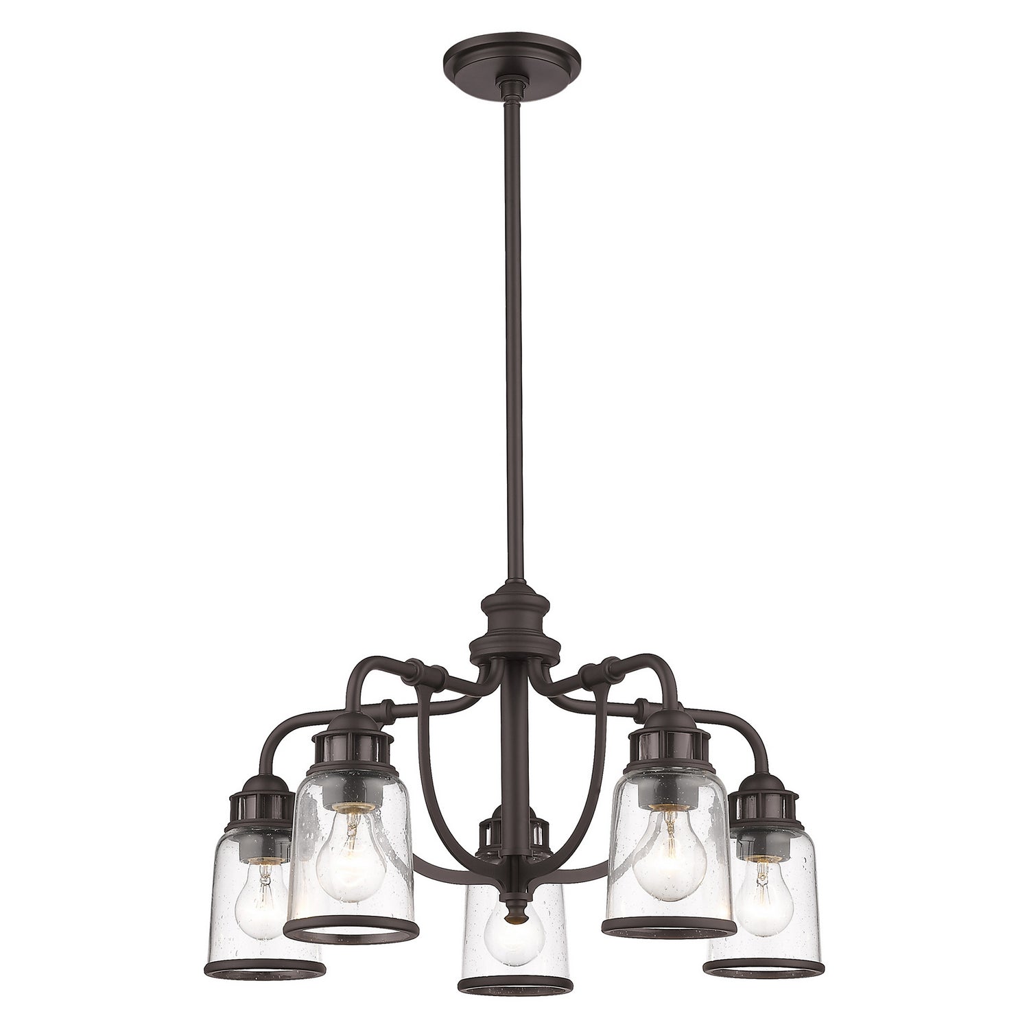 Livex Lighting - 40025-07 - Five Light Chandelier - Lawrenceville - Bronze