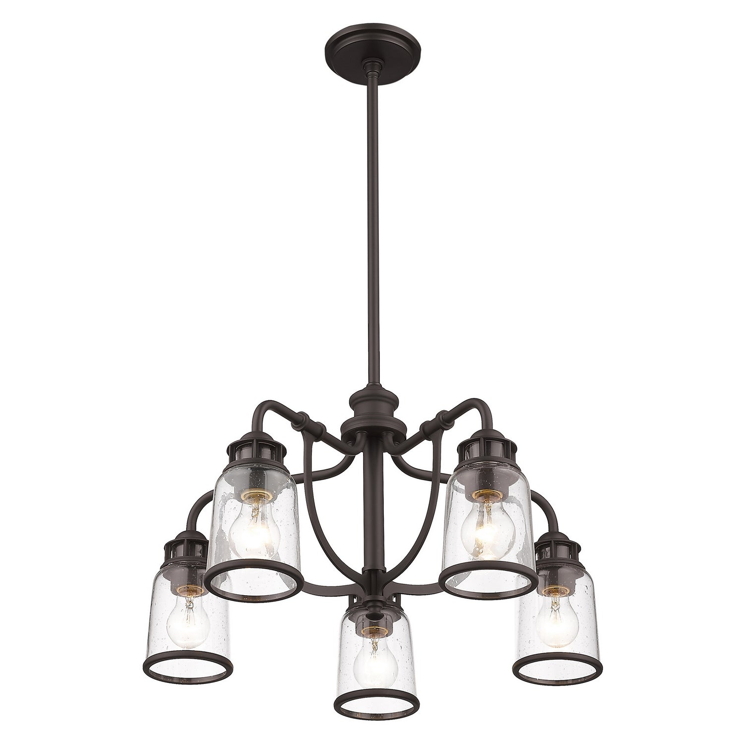 Livex Lighting - 40025-07 - Five Light Chandelier - Lawrenceville - Bronze