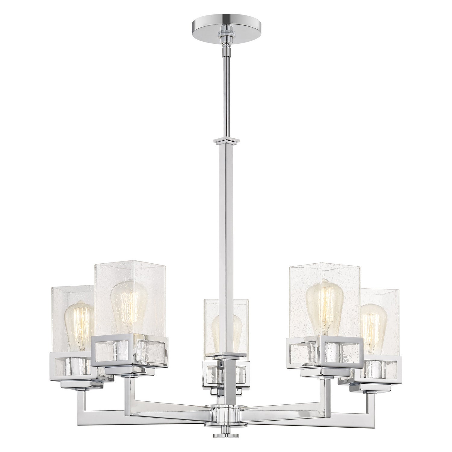 Livex Lighting - 40595-05 - Five Light Chandelier - Harding - Polished Chrome