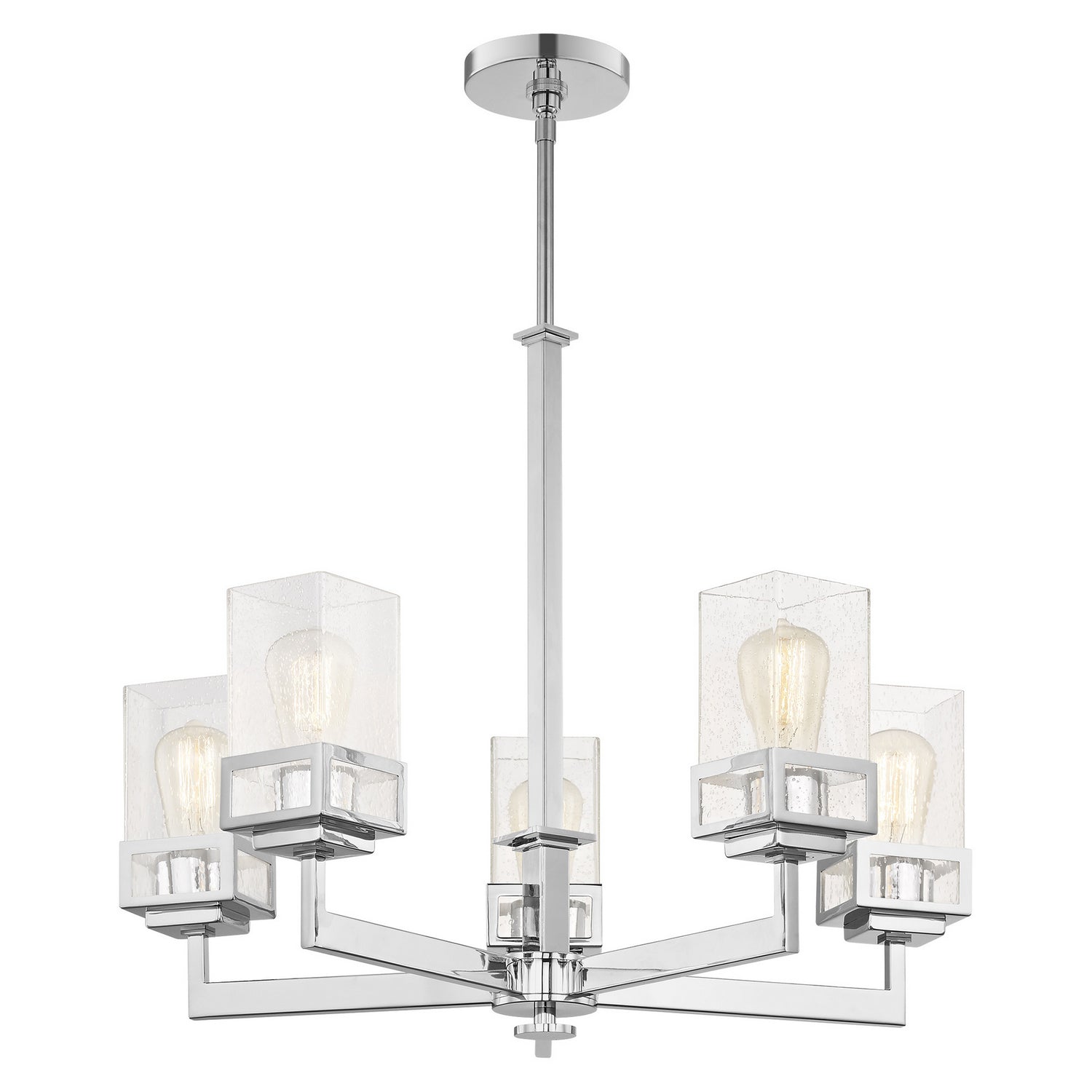 Livex Lighting - 40595-05 - Five Light Chandelier - Harding - Polished Chrome