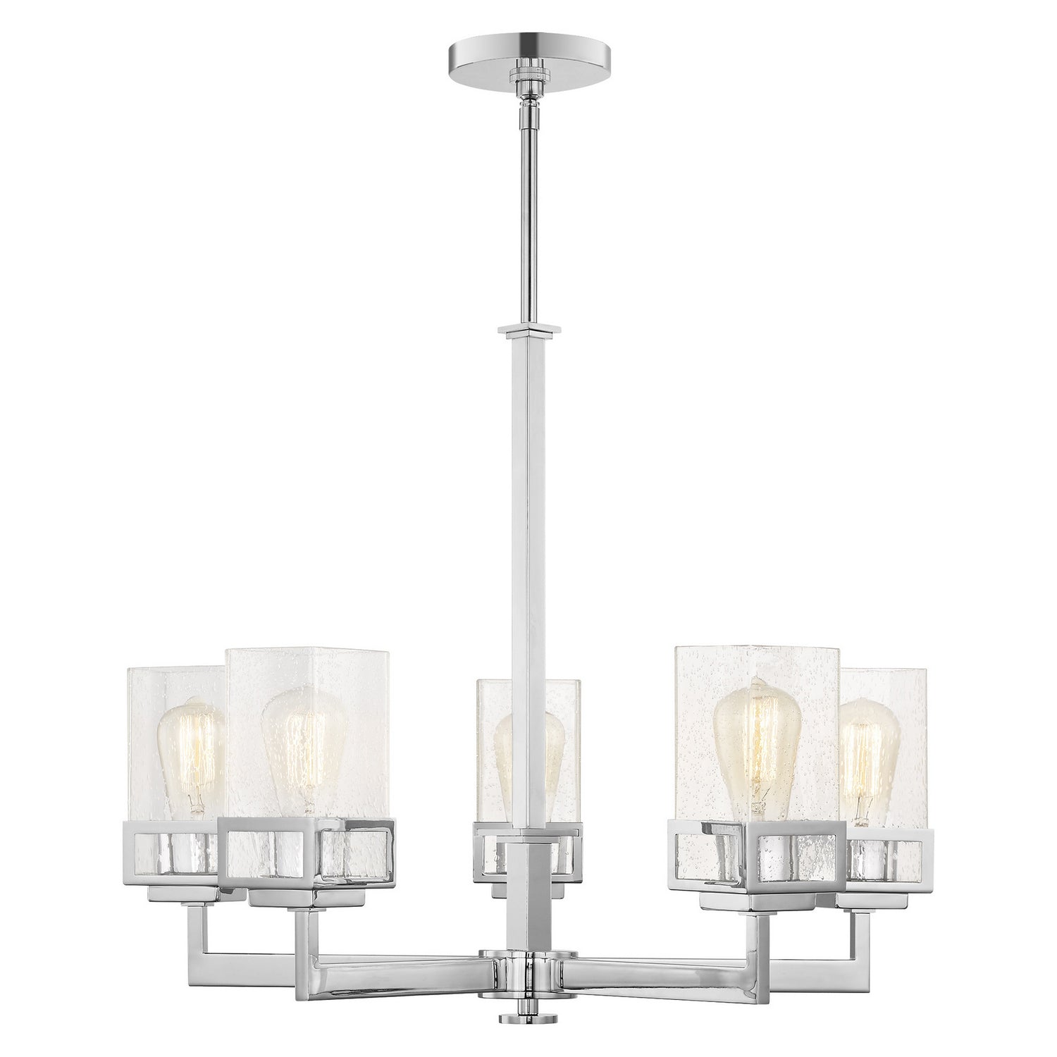 Livex Lighting - 40595-05 - Five Light Chandelier - Harding - Polished Chrome
