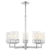 Livex Lighting - 40595-05 - Five Light Chandelier - Harding - Polished Chrome