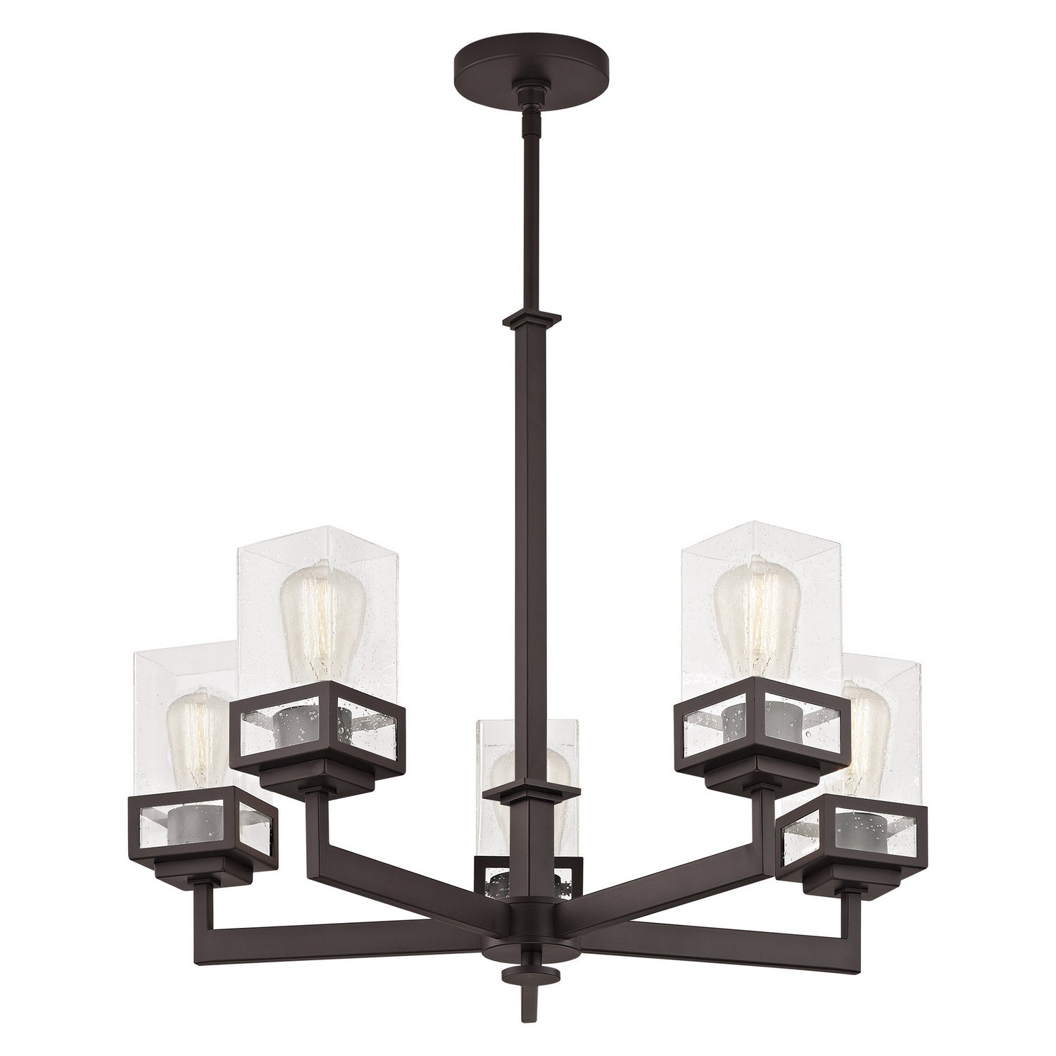 Livex Lighting - 40595-07 - Five Light Chandelier - Harding - Bronze