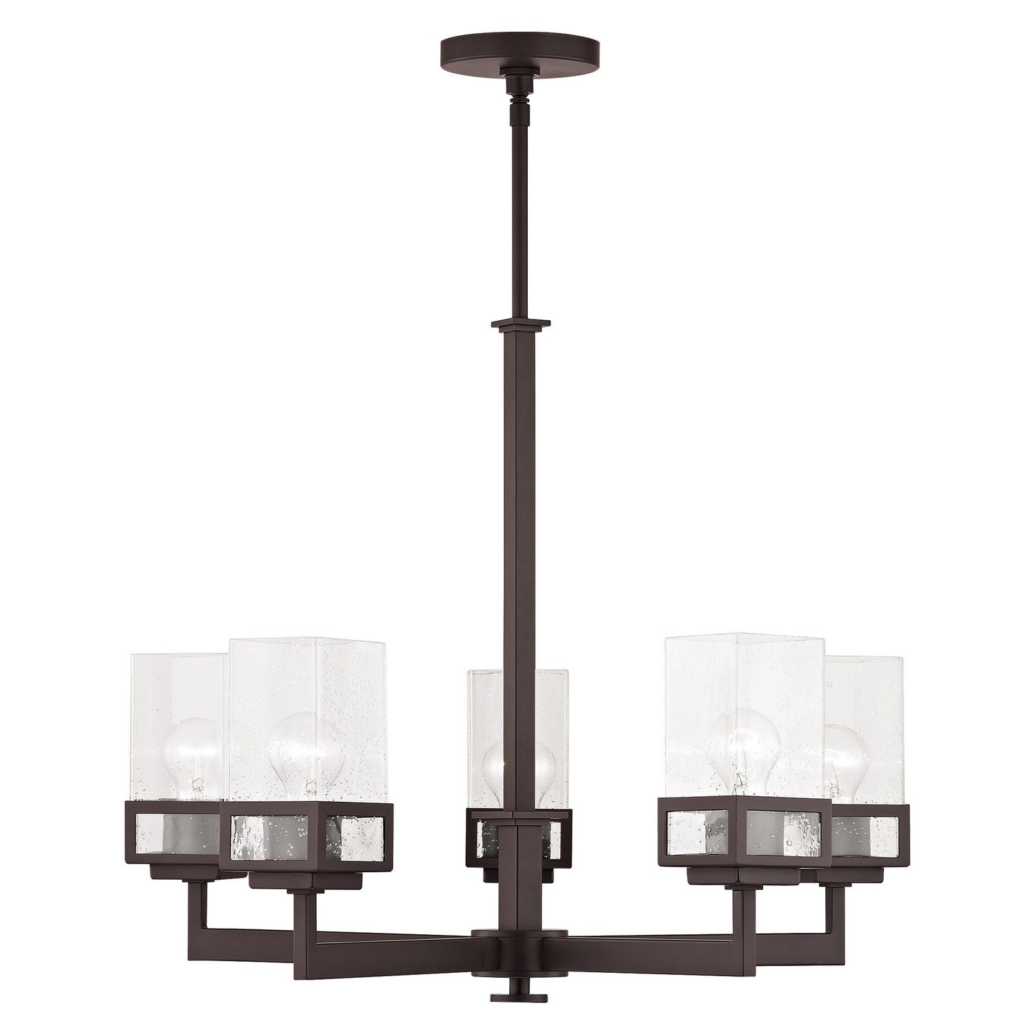 Livex Lighting - 40595-07 - Five Light Chandelier - Harding - Bronze