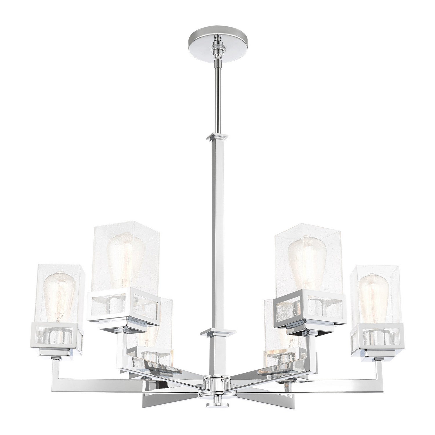 Livex Lighting - 40596-05 - Six Light Chandelier - Harding - Polished Chrome