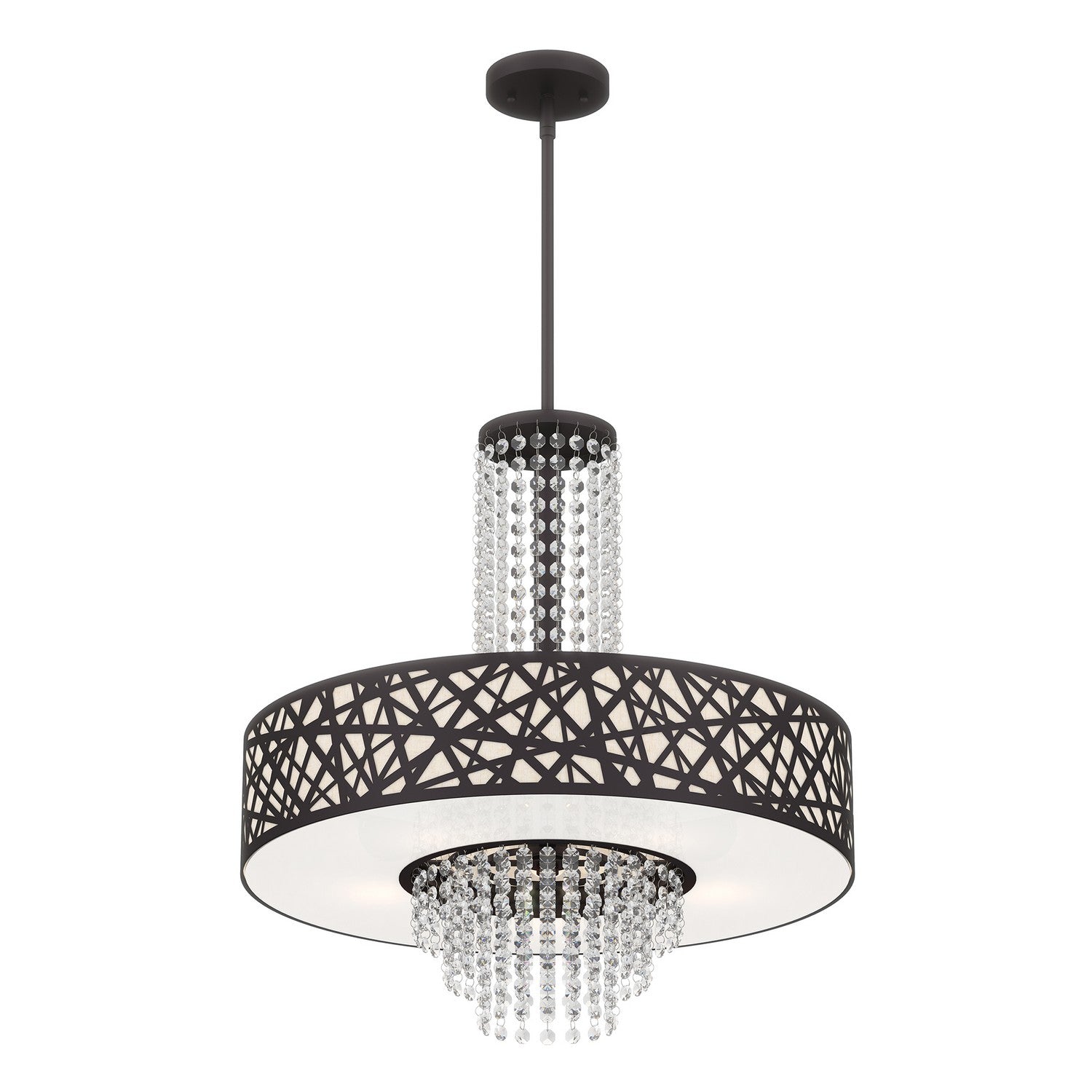 Livex Lighting - 40666-07 - Five Light Pendant - Allendale - Bronze