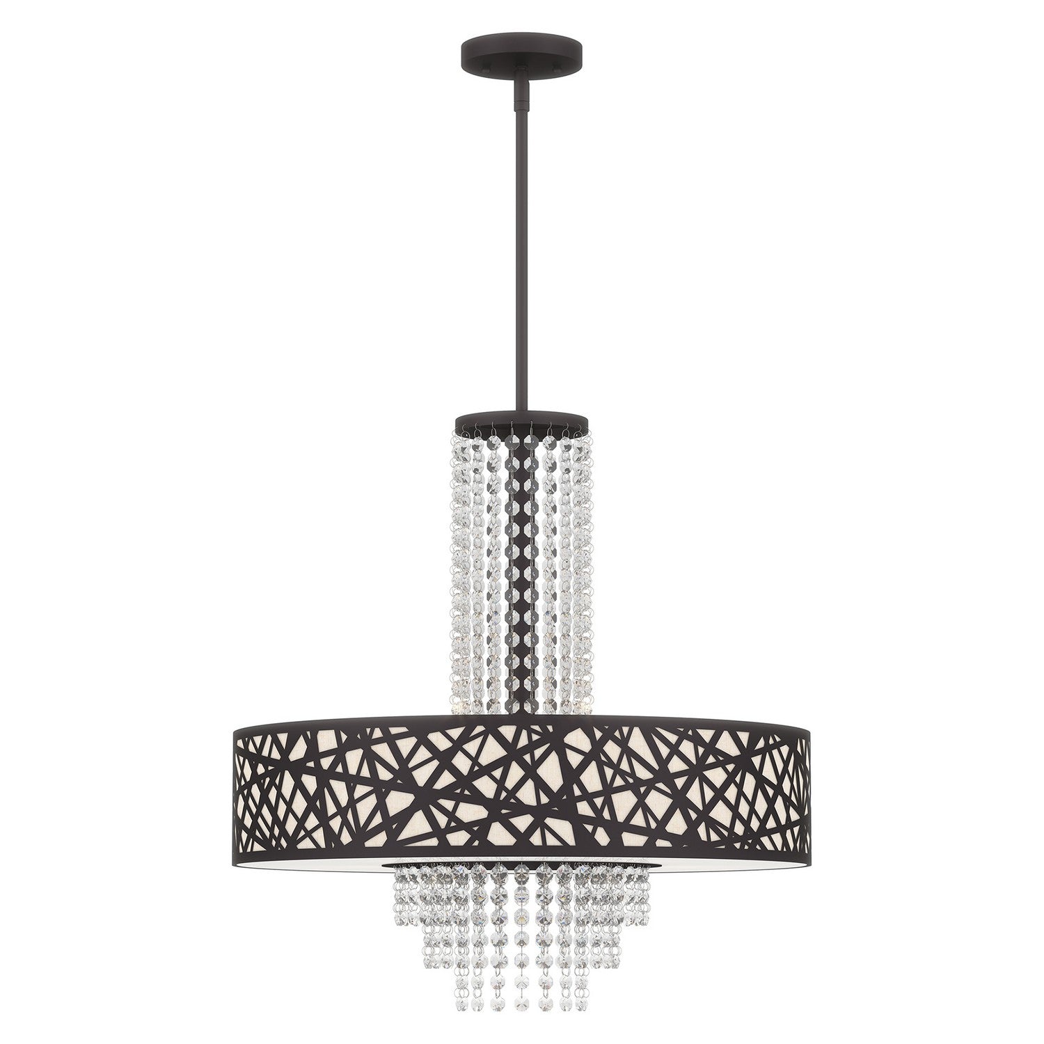 Livex Lighting - 40666-07 - Five Light Pendant - Allendale - Bronze