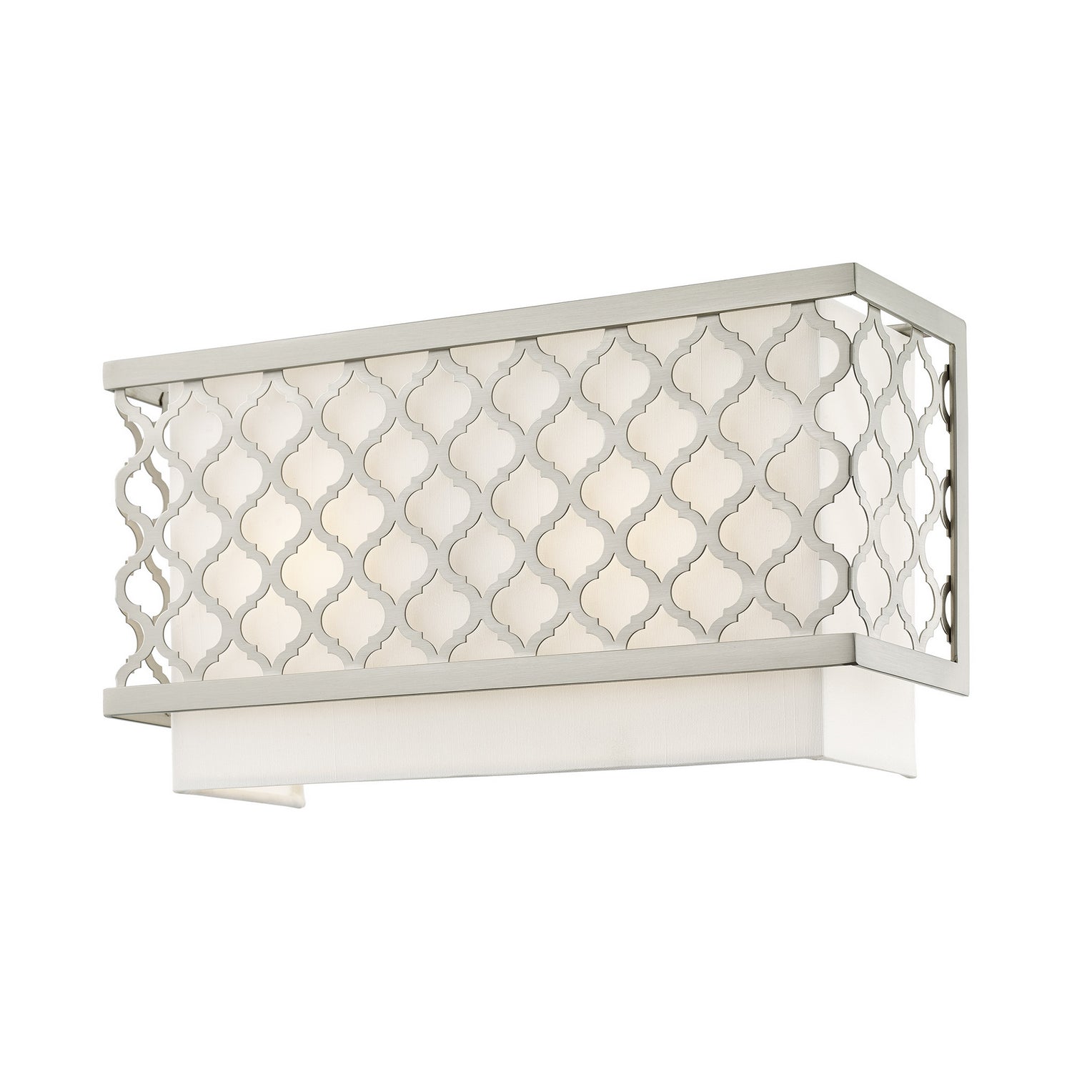 Livex Lighting - 41102-91 - Two Light Wall Sconce - Arabesque - Brushed Nickel