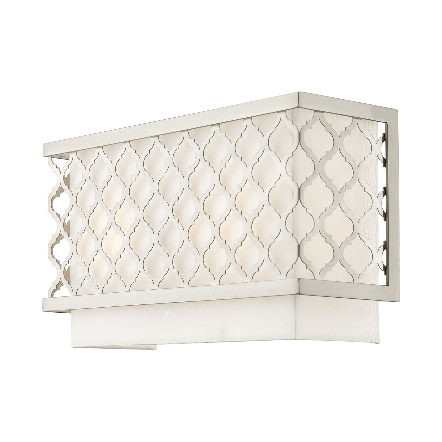 Livex Lighting - 41102-91 - Two Light Wall Sconce - Arabesque - Brushed Nickel